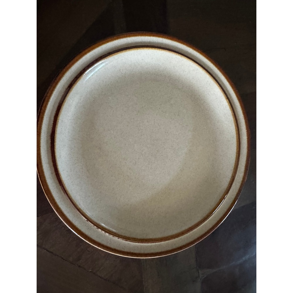 Sunmarc Suncraft Brandy SM-6004 Stoneware Round Serving Platter Japan Brown 12"